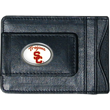 NCAA Siskiyou Sports Mens Maryland Terrapins Leather Money Clip/Cardholder One Size Black 